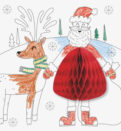 SET DE COLORAT 3D PRIETENI AMUZANTI 4870759 [1]