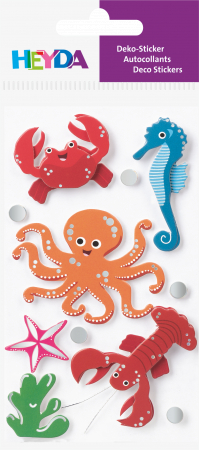 KP STICKER DECOR 7.5*16.5CM ANIMALE MARINE 11 PCS 3780690 [1]