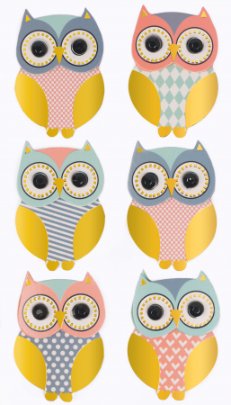 HOBBY - KP STICKER DECOR 7.5*16.5CM BUFNITA METALIZATA 6 PCS 3780715