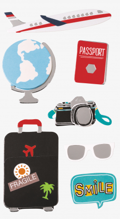 HOBBY - KP STICKER DECOR 7.5*16.5CM CALATORIE 7 PCS 3780658