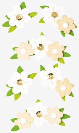 Stickere Decorative - KP STICKER DECOR 7.5*16.5CM FLORI 6 PCS 3780642
