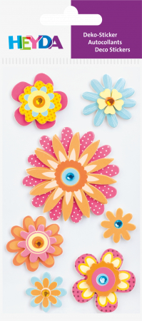 Stickere Decorative - KP STICKER DECOR 7.5*16.5CM FLORI 7 PCS 3780653