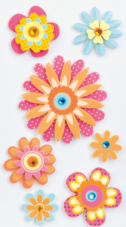 KP STICKER DECOR 7.5*16.5CM FLORI 7 PCS 3780653 [1]