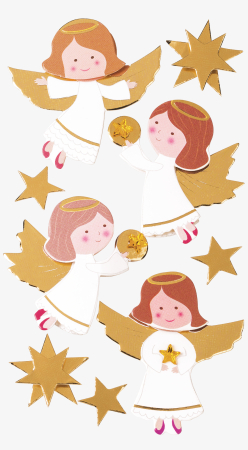 STICKER DECOR 7.5*16.5CM INGERASI 9PCS 3780700 [1]