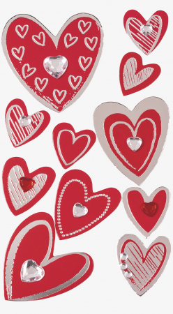 Stickere Decorative - KP STICKER DECOR 7.5*16.5CM INIMI I 11 PCS 3780655