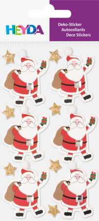 Abtibilduri, Stickere Christmas - STICKER DECOR 7.5*16.5CM MOS CRACIUN 13PCS 3780723