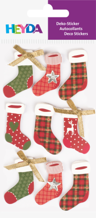 Abtibilduri, Stickere Christmas - STICKER DECOR 7.5*16.5CM SOSETA MOSULUI 9PCS 3780722