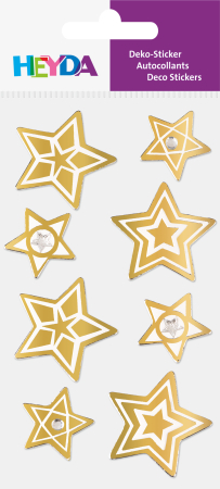 HOBBY - STICKER DECOR 7.5*16.5CM STELE AURII 8PCS 3780669