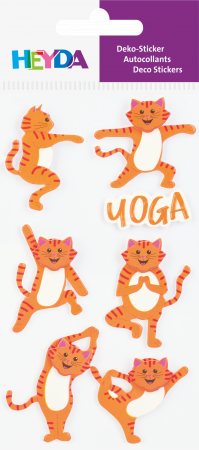 KP STICKER DECOR 7.5*16.5CM YOGA 7 PCS 3780750 [1]