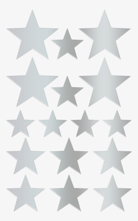 HOBBY - STICKERE STELE ARGINTII 4 COLI/SET HEYDA 3780811