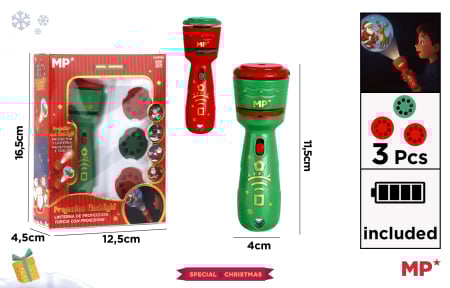 HOBBY - LANTERNA PROIECTOR COPII IPB 24 IMAGINI CRACIUN CH57038