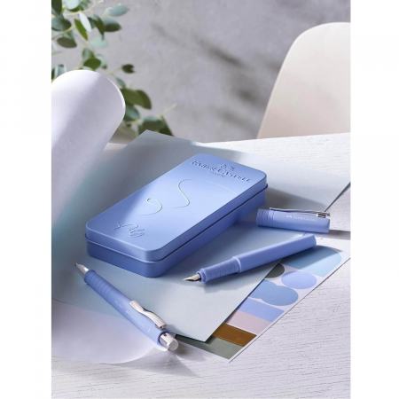 LEC SET FABER-CASTELL STILOU B + PIX POLY XB LILA FC241051 [1]