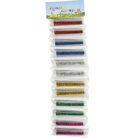 Sclipici/ Lipici cu sclipici/ Paiete Craciun - ACCESORII CREATIE SCLIPICI PULBERE 12/SET S1879