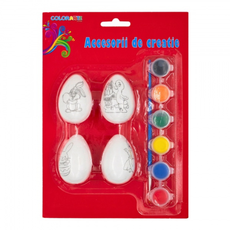 Decoratiuni din polistiren - ACCESORII POLISTIREN OU CU MODELE 5CM 4/SET A2396