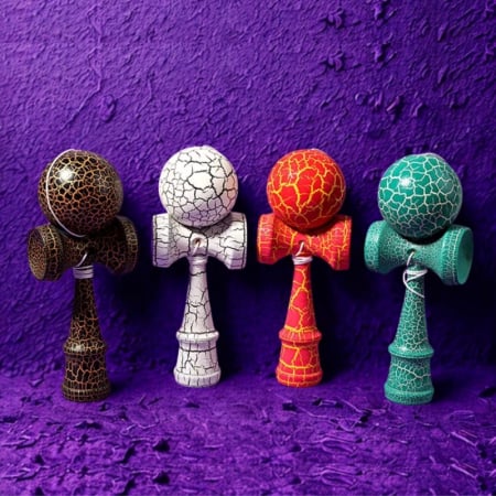 Jucarii lemn - JOC LEMN KENDAMA MOZAIC 18.5*7cm  J1860