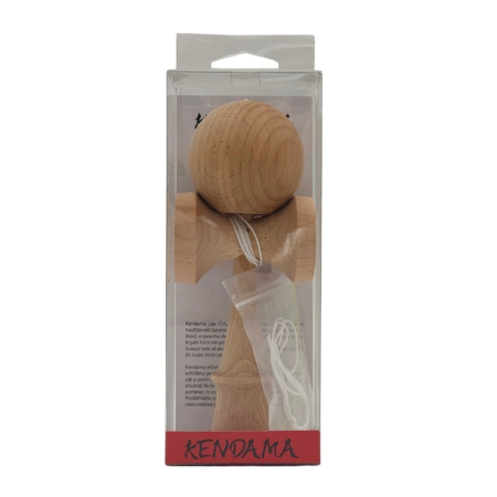 RECHIZITE SCOLARE - JOC LEMN KENDAMA NATUR +REZERVA SNUR J1957