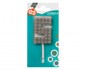 Decoratiuni/ Lumanari Tort/ Briose - LUMANARE TORT Number 5, brick/model constructie, 5.5cm 7C-SUK5