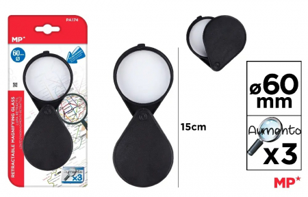 Lupe - LUPA PLASTIC IPB PLIABILA STICLA OPTICA 60MM PA174