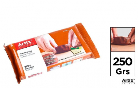 Pasta pentru modelaj - LUT MODELAJ ARTIX IPB CU INTARIRE LA AER 250GR TERACOTA PY035-2
