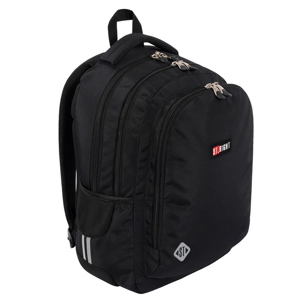MA RUCSAC SCOLAR ST.RIGHT 3 COMPARTIMENTE BP-73 NEGRU 674617 [1]