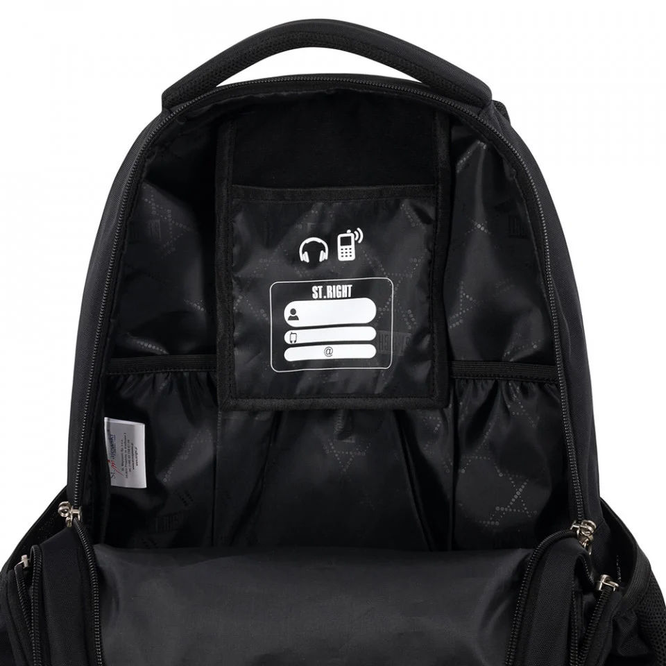MA RUCSAC SCOLAR ST.RIGHT 3 COMPARTIMENTE BP-73 NEGRU 674617 [5]
