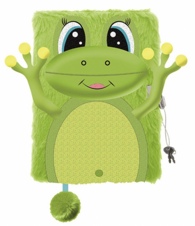 RECHIZITE SCOLARE - MA JURNAL CU LACAT 3D A5 MY LITTLE FRIEND HAPPY FROG PUF 96 FILE 669446