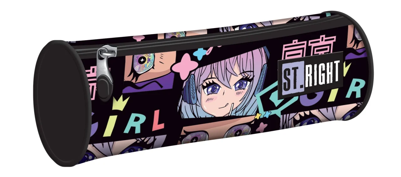 Penare/ Etuiuri/ Necessaire - MA PENAR CILINDRIC ST.RIGHT PU-01 COLOUR ANIME 681806