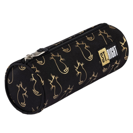 Penare/ Etuiuri/ Necessaire - MA PENAR CILINDRIC ST.RIGHT PU-01 GOLDEN CATS 683503