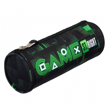 Penare/ Etuiuri/ Necessaire - MA PENAR CILINDRIC ST.RIGHT PU-01 GREEN GAME 681554