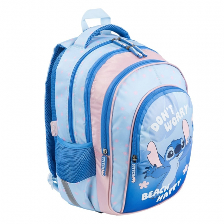 MA RUCSAC SCOLAR 4 COMPARTIMENTE BPL-58 STITCH DON'T WORRY BEACH HAPPY 679056 [0]