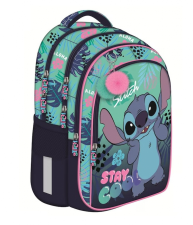 Ghiozdane, Rucsacuri, Trollere - MA RUCSAC SCOLAR 4 COMPARTIMENTE BPL-58 STITCH STAY COOL 683091