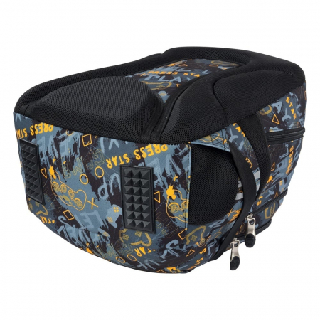 MA RUCSAC SCOLAR ST.RIGHT 3 COMPARTIMENTE BP-26 ORANGE PAD 681615 [3]