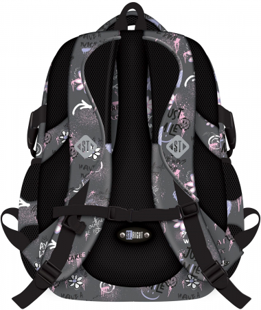 MA RUCSAC SCOLAR ST.RIGHT 4 COMPARTIMENTE BP-01 GOOD VIBES 680090 [1]