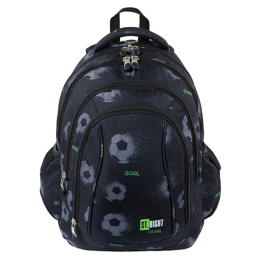 Ghiozdane, Rucsacuri, Trollere - RUCSAC SCOLAR ST.RIGHT 4 COMPARTIMENTE BP-04 PIXEL BALLS 684074