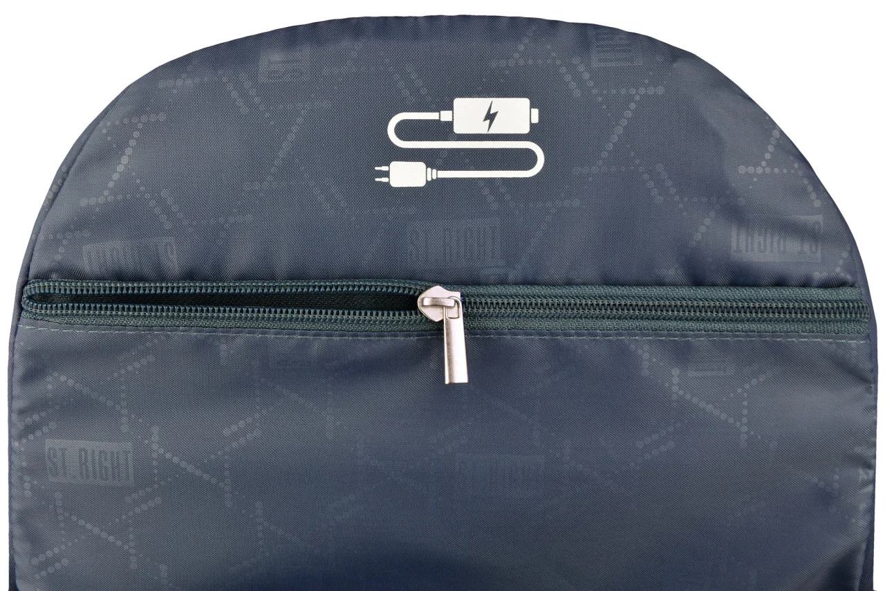 RUCSAC SCOLAR ST.RIGHT 4 COMPARTIMENTE BP-06 BLACK GLITTER  665349 [5]