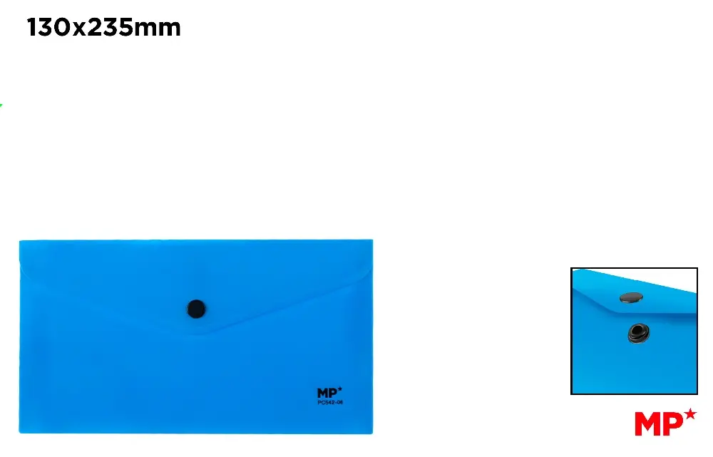 Mape de birou - MAPA PLASTIC IPB DL CU CAPSA ALBASTRU PC542-06