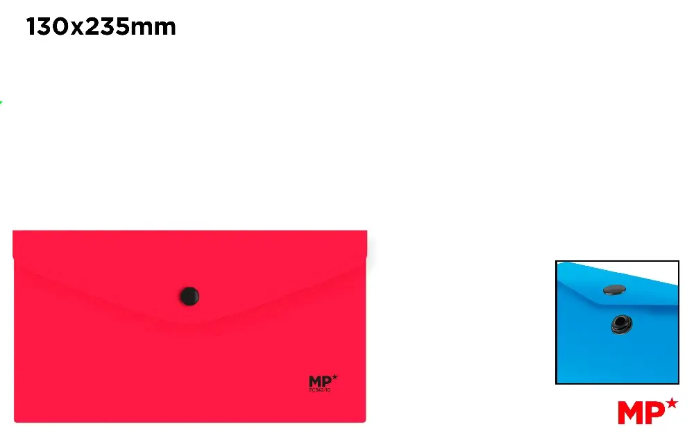 Mape tip plic cu capsa - MAPA PLASTIC IPB DL CU CAPSA ROZ INCHIS PC542-10