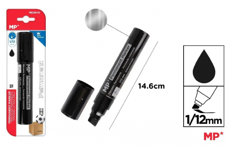 INSTRUMENTE DE SCRIS - MARKER PERMANENT IPB 1/12MM NEGRU PE539-01