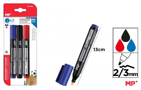 INSTRUMENTE DE SCRIS - MARKER PERMANENT IPB  3/SET R/A/N PE486