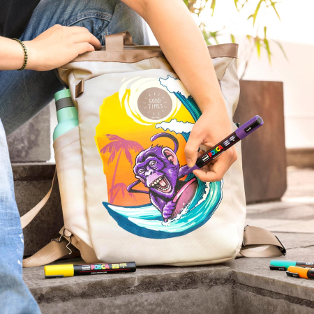 MARKER UNI POSCA PC -3M 0.9-1.3 MM 4/SET R,G,AL,N M1505 [6]