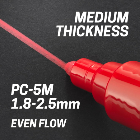 MARKER UNI POSCA PC-5M 1.8-2.5 MM 16 CULORI/SET M1485 [1]