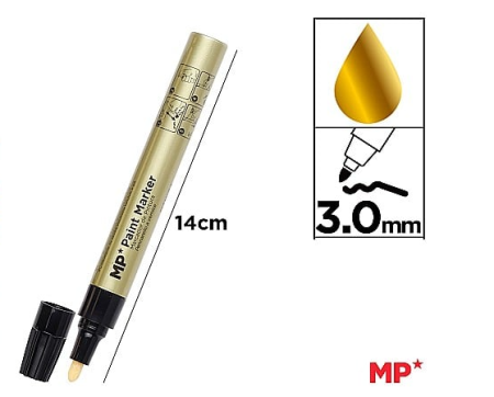 Marker cu vopsea - MARKER VOPSEA IPB 3.0MM AURIU PE440OR-S