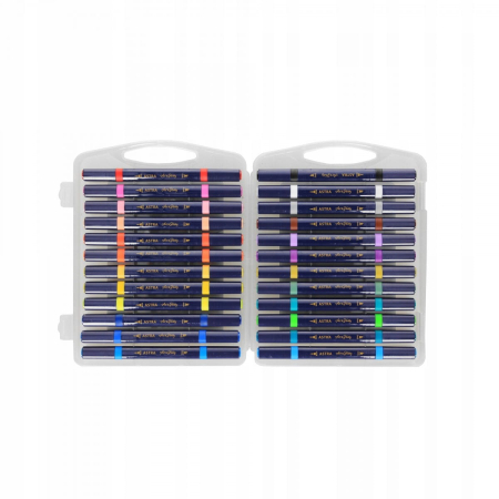 MARKERE ACRILICE 2 CAPETE 2-5MM 24CULORI/SET ART&HOBBY 207025001 [1]