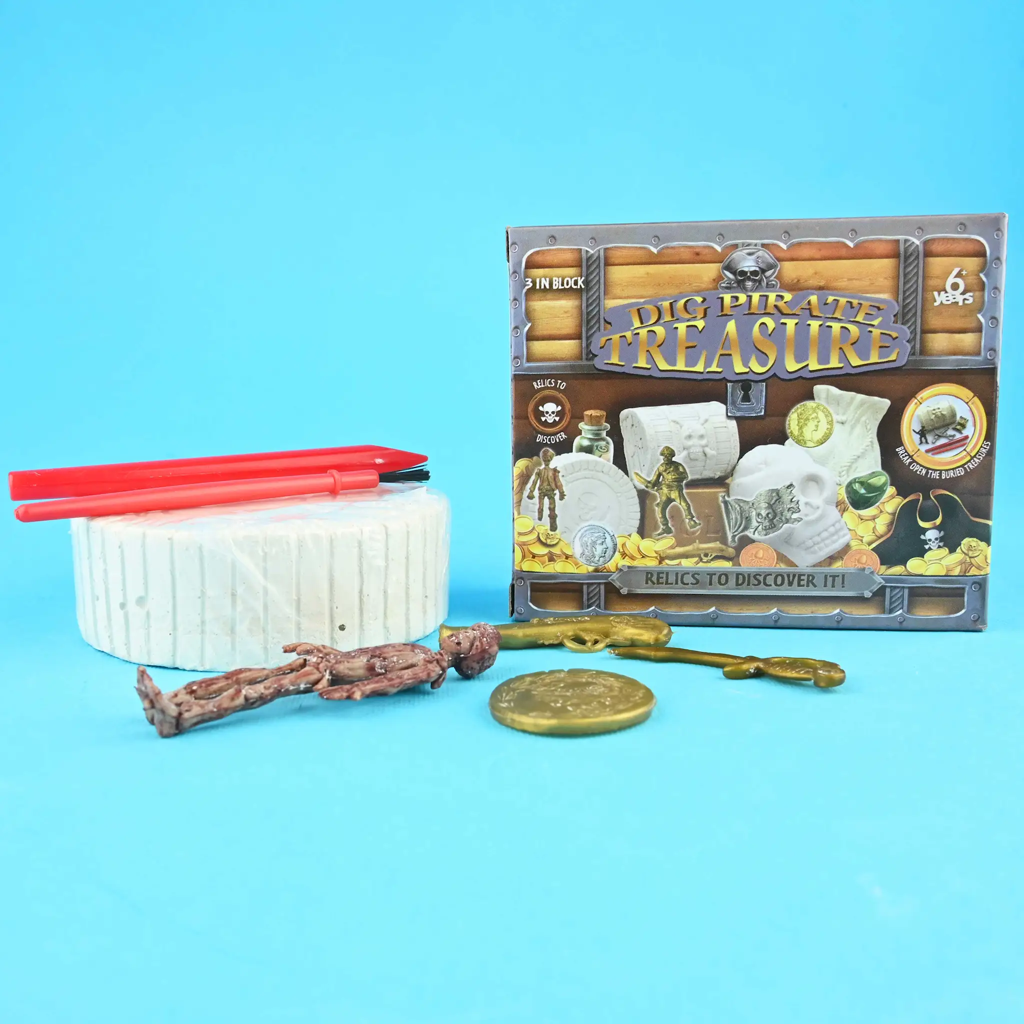 ARTICOLE COPII - Mini Kit Excavare Comoara Piratului 7-9cm 27023 - ipb.ro
