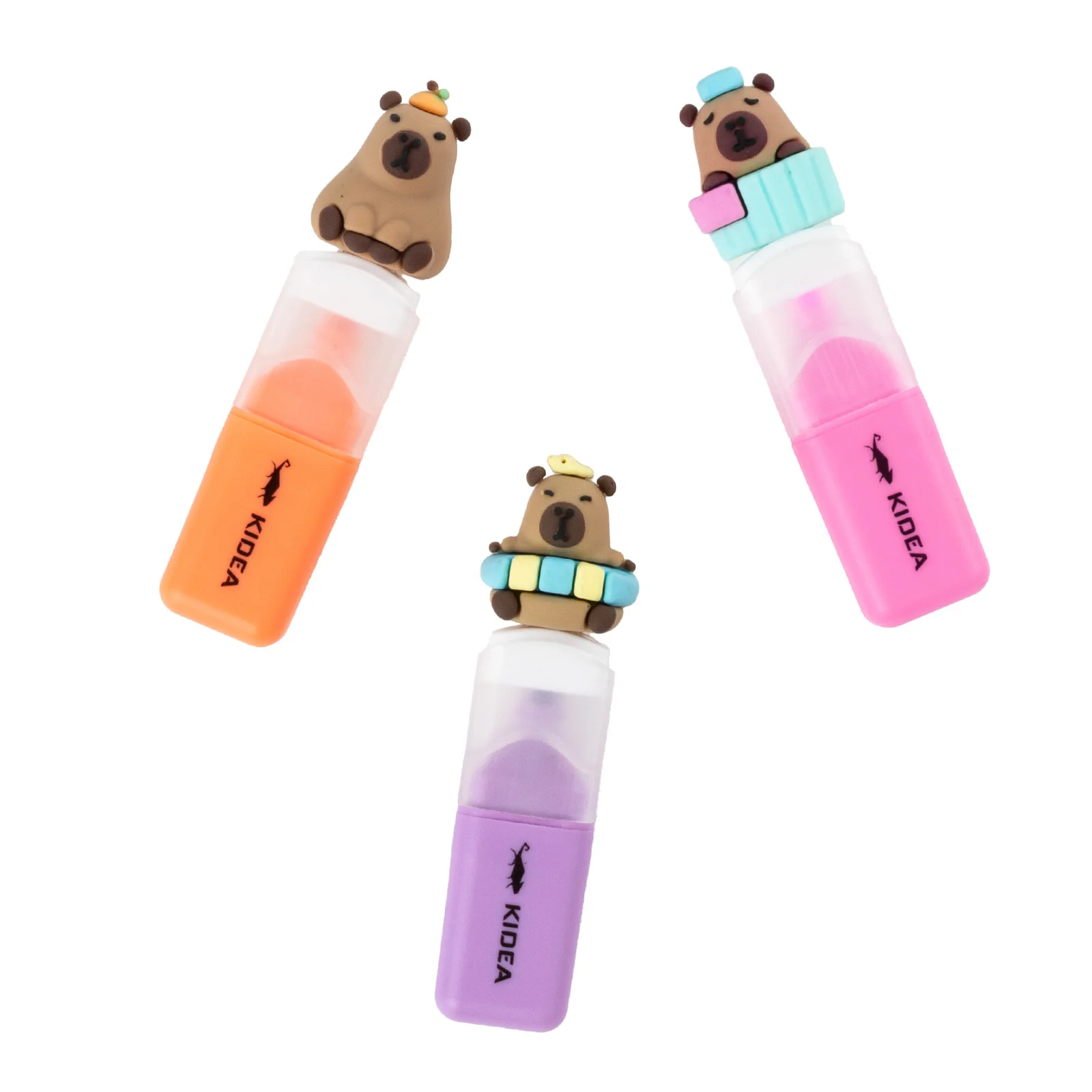 Set 3 Mini Textmarkere Capybara Kidea ZFK3KA [3]