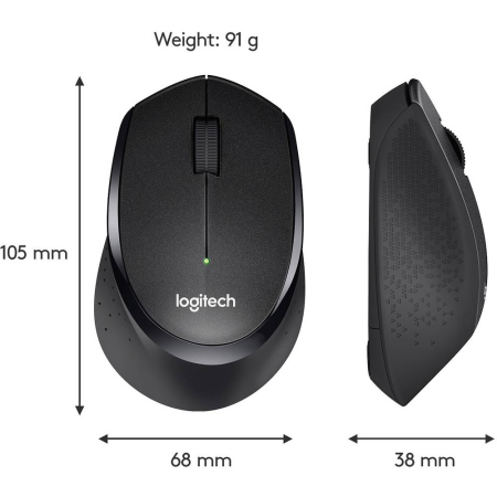 Mouse Wireless silent click Logitech M330 [8]
