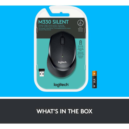 Mouse Wireless silent click Logitech M330 [4]