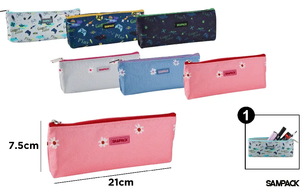 RECHIZITE SCOLARE - NECESSAIRE IPB 21*7.5CM 1 COMPARTIMENT DIVERSE MODELE PA1068-01