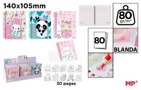 HARTIE PRODUSE DIN HARTIE - NOTES IPB A6 SPIRA DUBLU CREATIV PB837-03