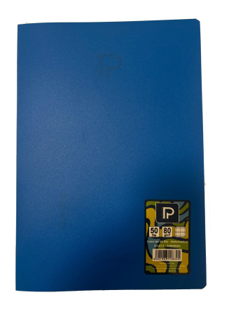 PA CAIET A4 50F 80g PATRATELE COPERTA PLASTIC 24800064 [1]